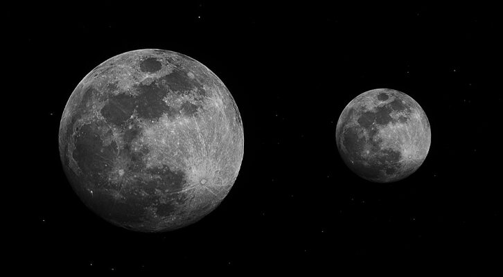 假如地球有两颗月亮...