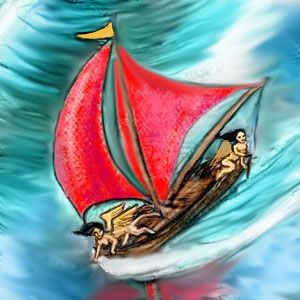 艺术家对“翻转地球”上生物的设想