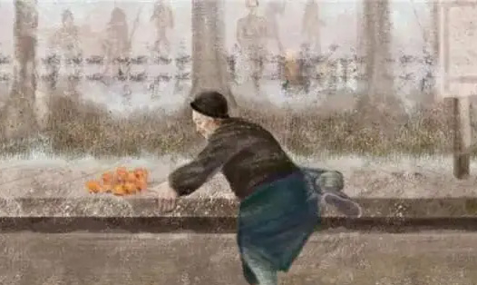 朱自清的《背影》生动地描述了一个在经典世界里人登上势垒的例子。