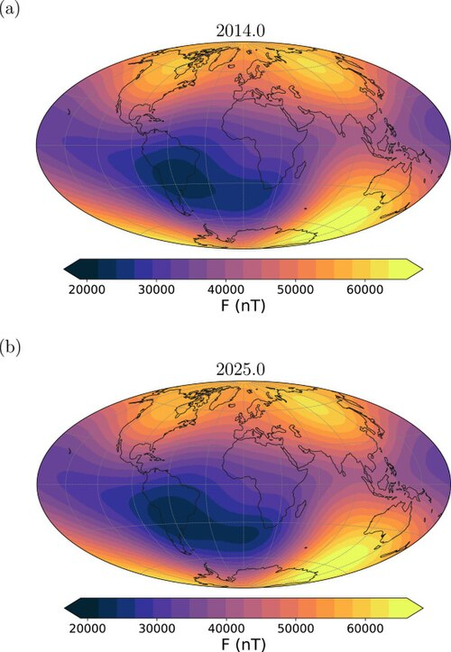 大西洋异常区(SAA)已增强并扩大